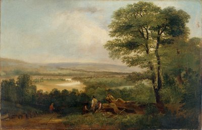Landschaft: Blick auf Northumberland von Thomas Miles Richardson