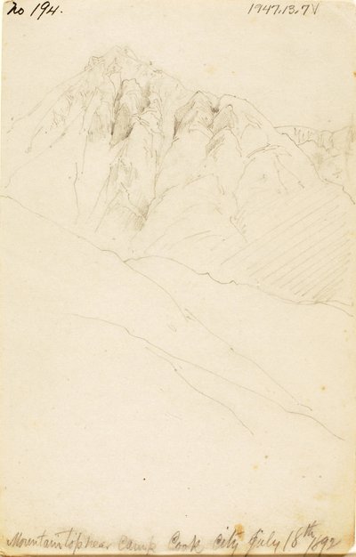 Im Lager am Soda Butte Creek, Cook City von Thomas Moran