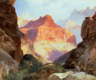 Unter der Roten Wand, Grand Canyon von Arizona, 1917 von Thomas Moran
