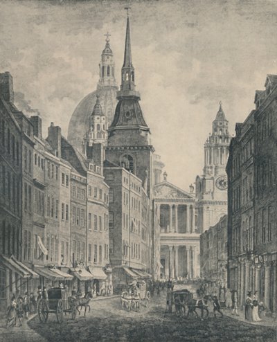 Einkaufen in der Ludgate Street, 1795, 1920 von Thomas Morris