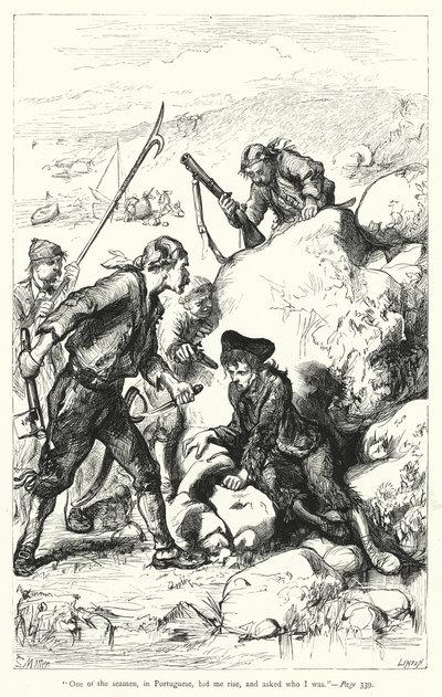Illustration für Gullivers Reisen von Jonathan Swift von Thomas Morten