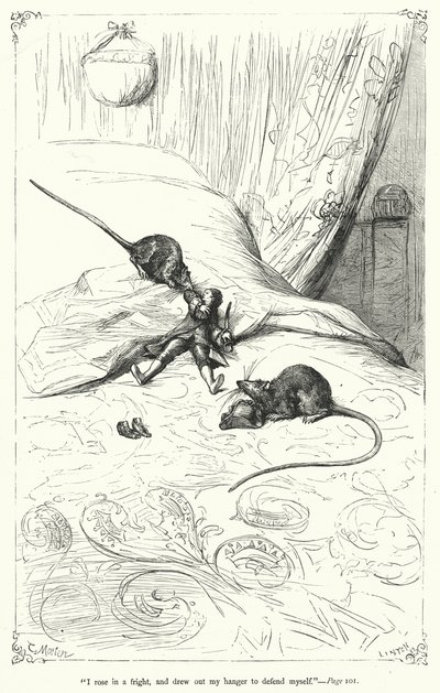 Illustration für Gullivers Reisen von Jonathan Swift von Thomas Morten