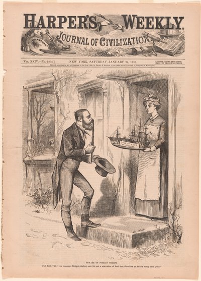 Vorsicht vor ausländischen Landstreichern von Thomas Nast