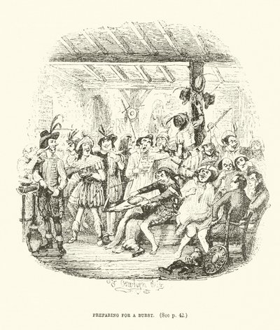 Illustration für Valentine Vox von Thomas Onwhyn