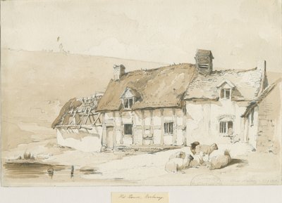 Norbury Dorf - Alte Häuser von Thomas Peploe Wood