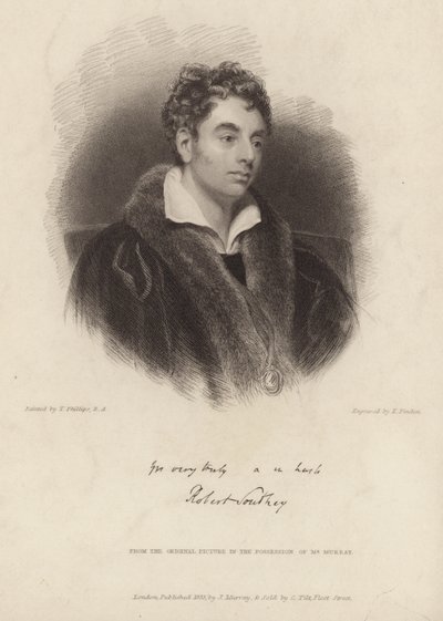 Porträt von Robert Southey von Thomas Phillips