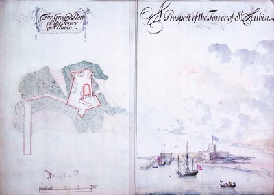 Der Turm von St. Aubin von Thomas Phillips