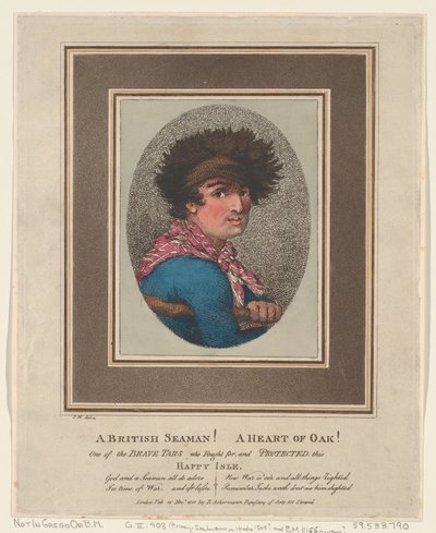Ein britischer Seemann! Ein Herz aus Eiche!, 15. November 1801 von Thomas Rowlandson