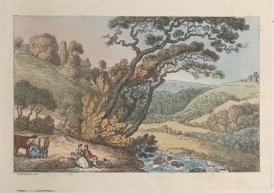 Ein Blick auf Cornwall von Thomas Rowlandson
