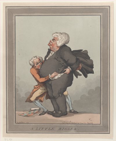 Ein bisschen größer, 18. Mai 1791 von Thomas Rowlandson