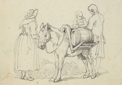Albumzeichnung von Thomas Rowlandson