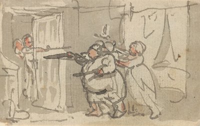 Albumzeichnung von Thomas Rowlandson