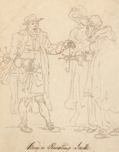 Albumzeichnung von Thomas Rowlandson