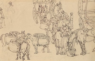 Albumzeichnung von Thomas Rowlandson