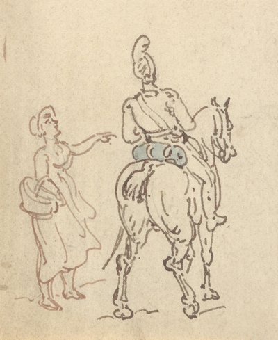 Albumzeichnung von Thomas Rowlandson