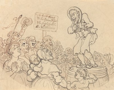 Albumzeichnung von Thomas Rowlandson