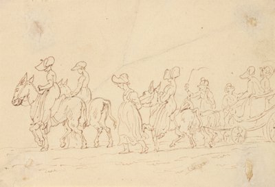 Albumzeichnung von Thomas Rowlandson
