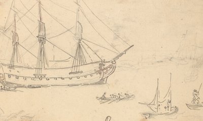 Albumzeichnung von Thomas Rowlandson