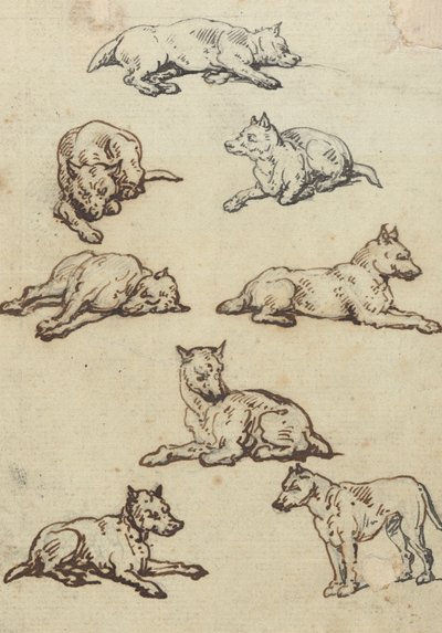 Albumzeichnung von Thomas Rowlandson