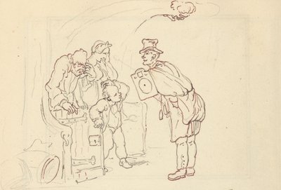 Albumzeichnung von Thomas Rowlandson