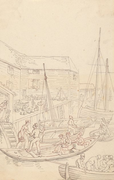Albumzeichnung von Thomas Rowlandson