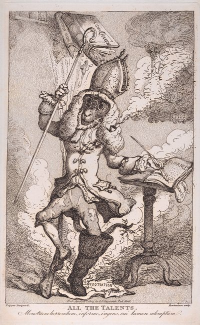 Alle Talente, 18. April 1807 von Thomas Rowlandson