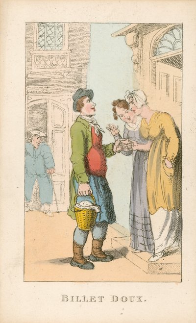 Billet Doux von Thomas Rowlandson