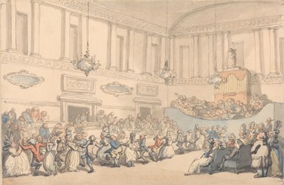 Annehmlichkeiten von Bath: Der Ball von Thomas Rowlandson