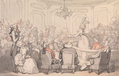 Annehmlichkeiten von Bath: Das Konzert von Thomas Rowlandson