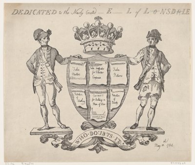 Gewidmet dem neu ernannten E-l von L-nsd-le von Thomas Rowlandson