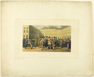 Doktor Syntax in Liverpool, aus Die Reise des Doktor Syntax von Thomas Rowlandson