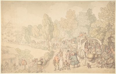 Fairlop-Messe, Essex von Thomas Rowlandson