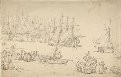 Hafenszene von Thomas Rowlandson