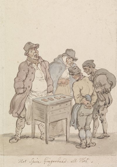 Heißes Gewürzlebkuchen, alles heiß von Thomas Rowlandson