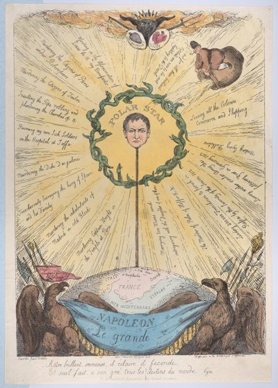 Napoleon Le Grande, 2. Dezember 1813 von Thomas Rowlandson