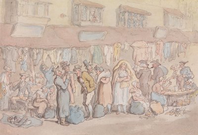 Rag Fair oder Rosemary Lane von Thomas Rowlandson