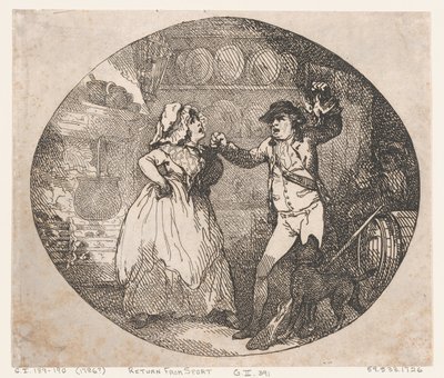 Rückkehr vom Sport von Thomas Rowlandson