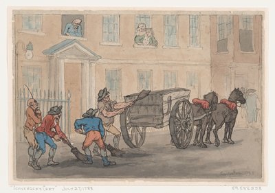 Müllkarren von Thomas Rowlandson