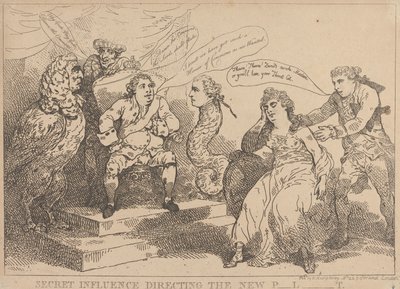 Geheimer Einfluss, der das neue Parlament lenkt von Thomas Rowlandson