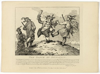Der Tanz des Dun-Can, aus Boswells Reise durch die Hebriden von Thomas Rowlandson