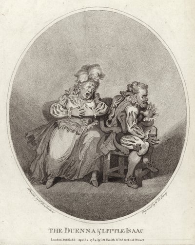 Die Gouvernante und der kleine Isaac von Thomas Rowlandson