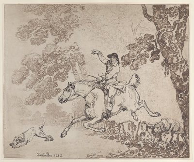 Der Jäger von Thomas Rowlandson
