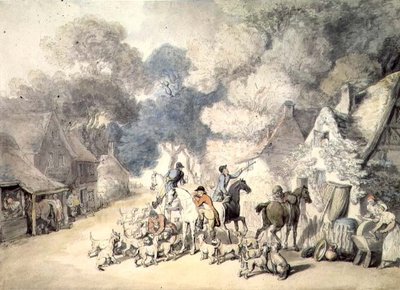 Das Treffen von Thomas Rowlandson