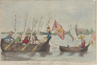 Der moderne Egbert oder der König der Könige von Thomas Rowlandson