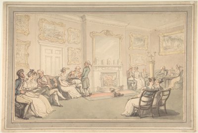 Der Empfang von Thomas Rowlandson