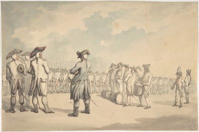Die Überprüfung von Thomas Rowlandson