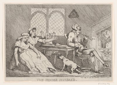 Der zärtliche Ehemann, 28. Juli 1786 von Thomas Rowlandson