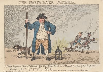 Der Westminster-Wächter von Thomas Rowlandson