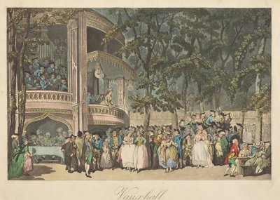 Vauxhall Gardens von Thomas Rowlandson