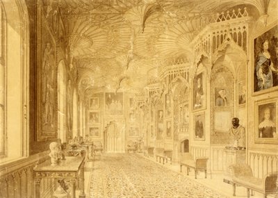 Lange Galerie in Strawberry Hill, Twickenham von Thomas Sandby